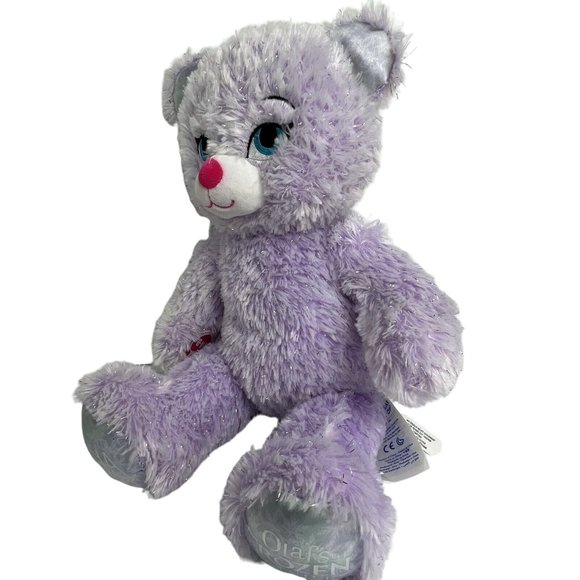 Build A Bear Plush Disney Olafs Frozen Adventure Anna Bear Purple Sparkle BAB - Picture 3 of 12